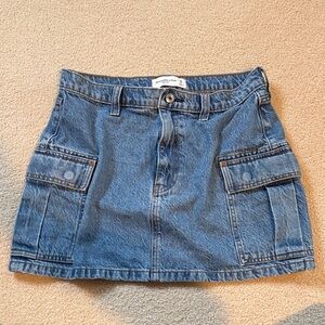 Abercrombie & Fitch denim Mini Skirt